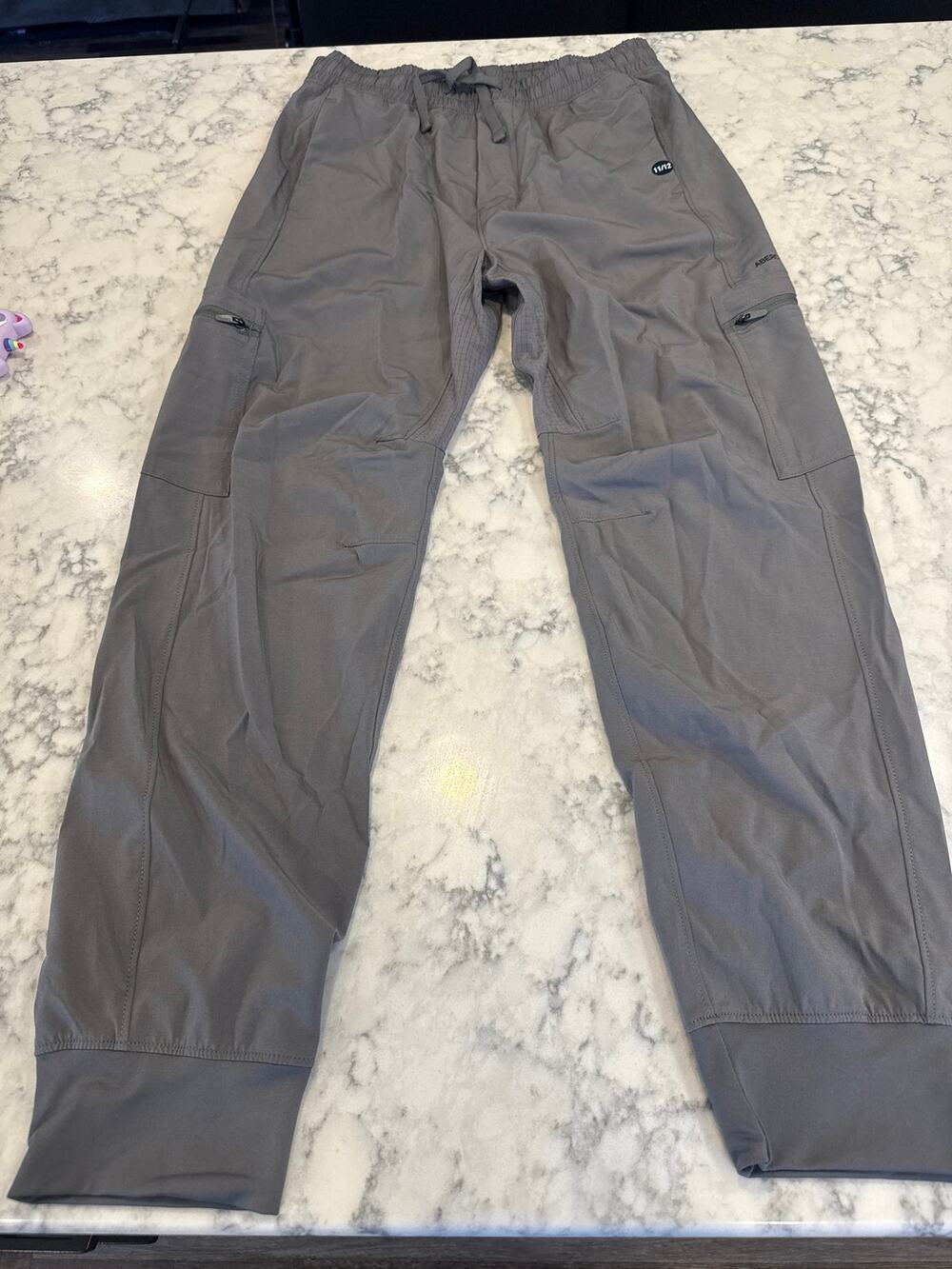 Abercrombie Kids YPB Boys Cargo Athletic Pants Gray Size 11/12 New With Tags
